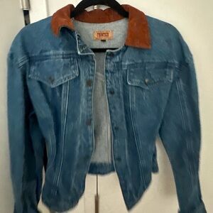 Vintage Suede and Denim Jacket